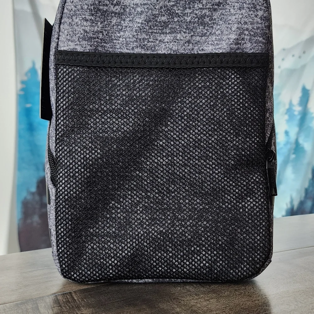 Adidas Santiago Insulated Lunch Bag Gray Black NWT - Picture 7 of 15